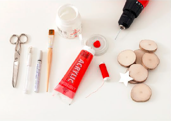 Things you will need for making Painted Baubles