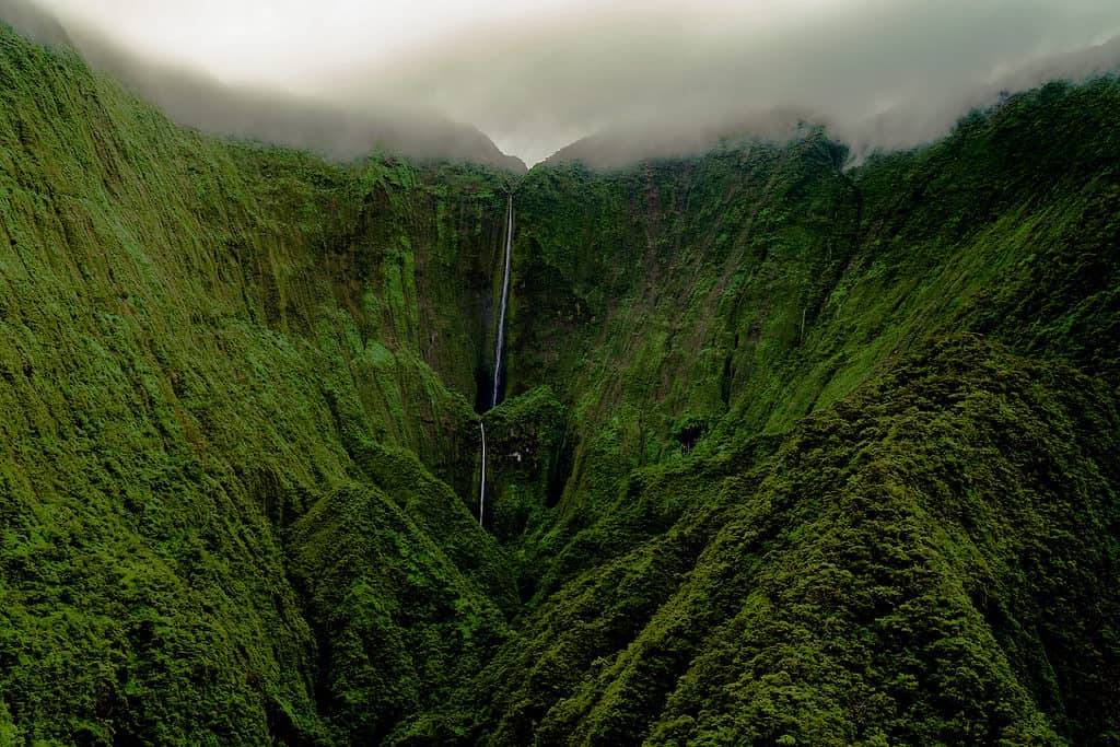 Olo'upena Falls, Hawaii