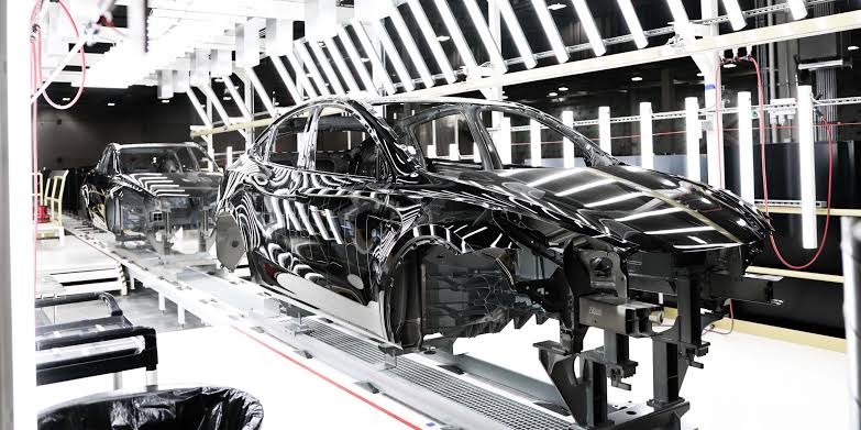 Tesla Car Manufacturing Process