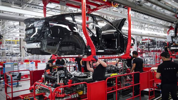 Tesla Car Manufacturing Process