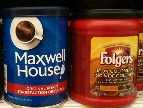 Maxwell House and Folgers