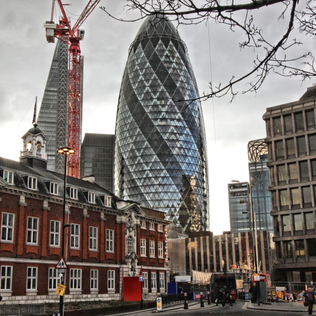 The Gherkin (30 St Mary Axe), London