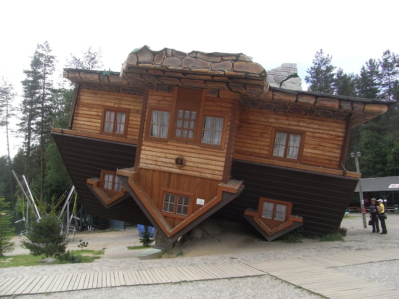 Upside-down house, Poland