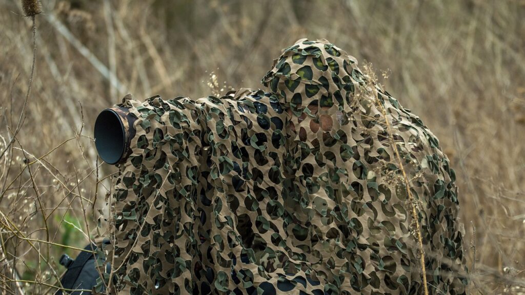 Camouflage in wildlife zone