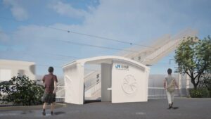 3D Printed Railway Station in Japan