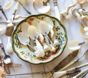 Utensils and Gifts Made from Oyster Shells