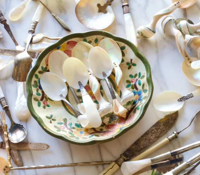 Utensils and Gifts Made from Oyster Shells