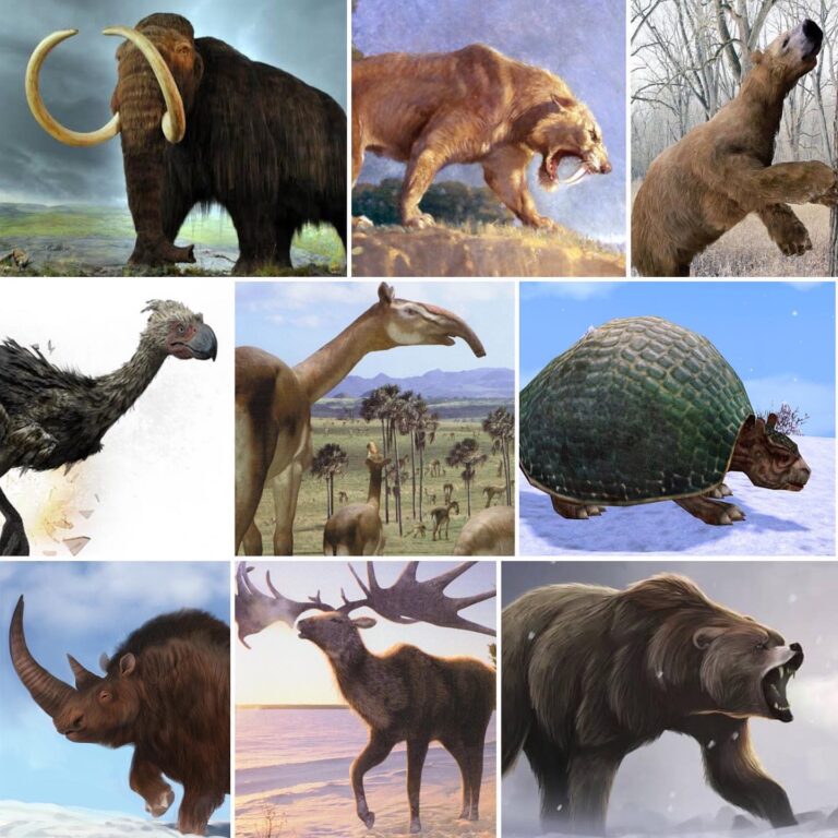 Top 15 ice age animal and there facts