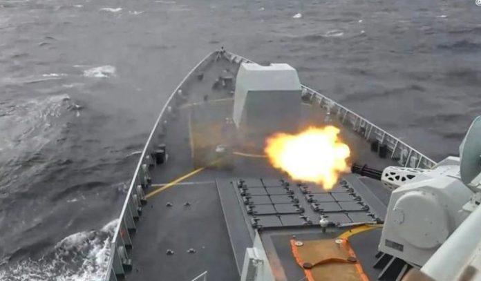 China fires rockets towards Taiwan