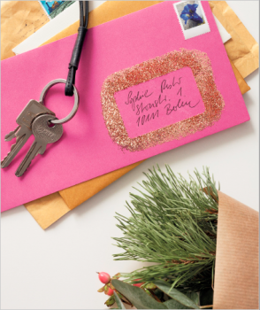 Envelopes for Christmas posts