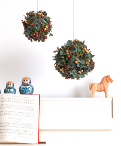 Festive floral sphere