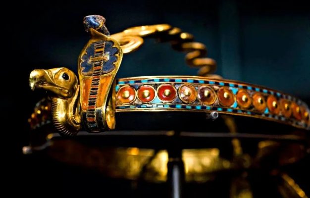 Golden Uraeus and Vulture Diadem