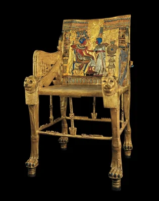 Golden-throne of Tutankhamun