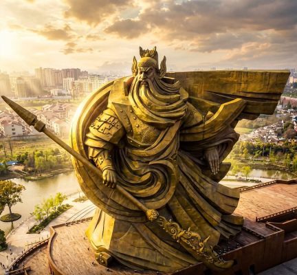 Guan Yu Statue - China's Bronze Warrior