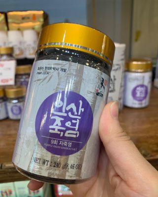 Korean Bamboo Salt Jar Korean Bamboo Salt Jar