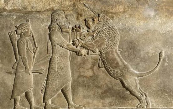 The Baghdad Lion Hunt Relief The Baghdad Lion Hunt Relief