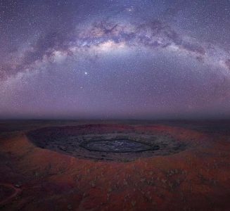 Wolfe Creek Meteorite Crater (880 metres) earth impact craters by size