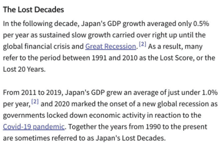 The Bubble Burst the lost decades The Bubble Burst the lost decades