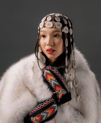 Yakutia Sakha Republic Girl in a Cultural Dress